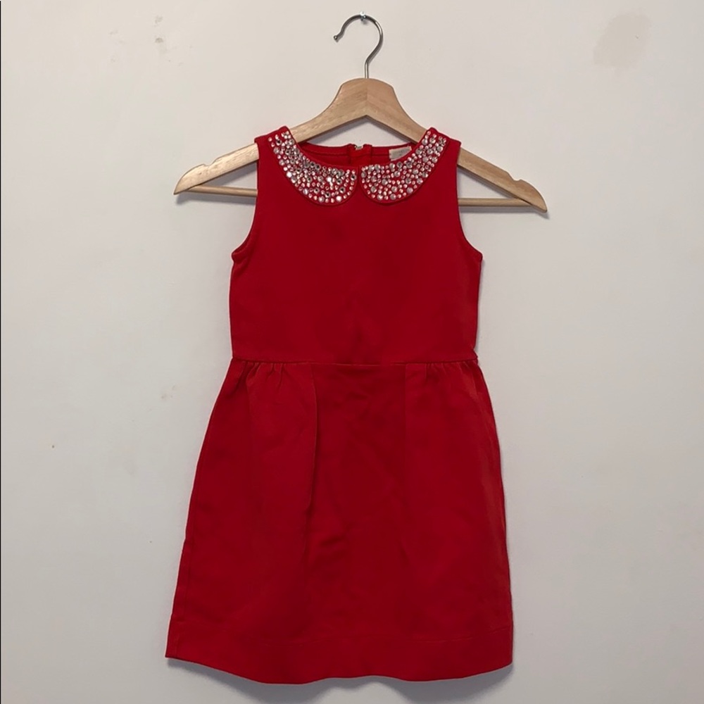 Girls red Crewcuts dress
